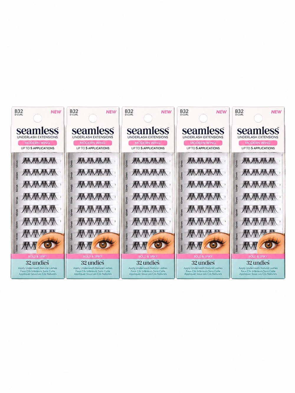 Ardell Seamless Underlash Eyelash Extensions - Modern Wing 5 Pack